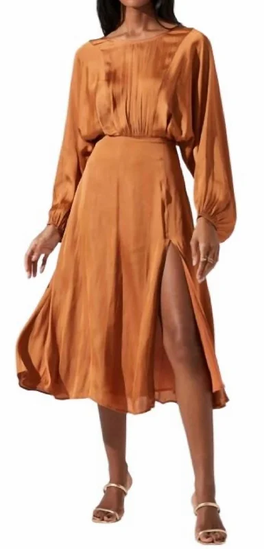 Versatile Women's Clothing for All Occasions Marin Dress in Amber