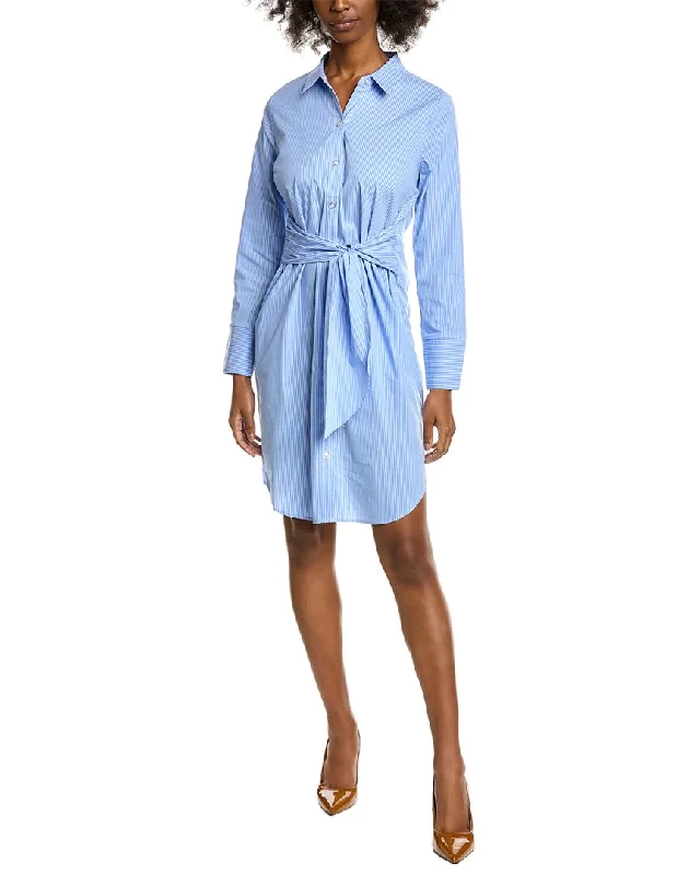 Women's Outfit For The Office Ellen Tracy Tie Waist Shirtdress