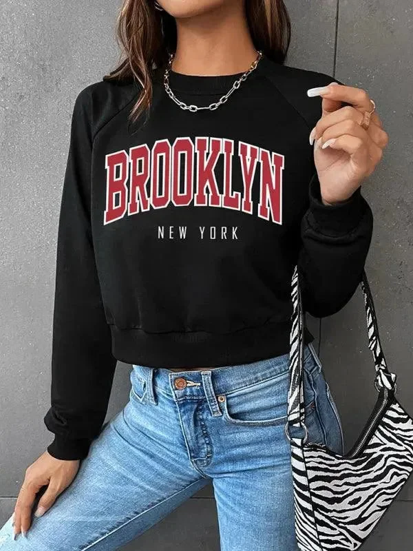 Comfortable Women's Outfits Brooklyn Print Women Sweatshirt