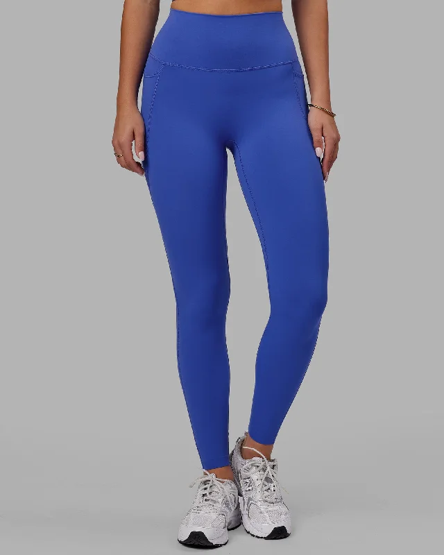 Women's Seasonal Fashion Trends Elixir Full Length Leggings With Pockets - Power Cobalt