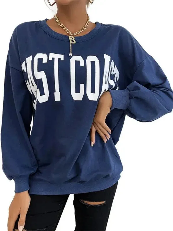 Luxury Women's Clothing Letter Print Women Sweatshirt