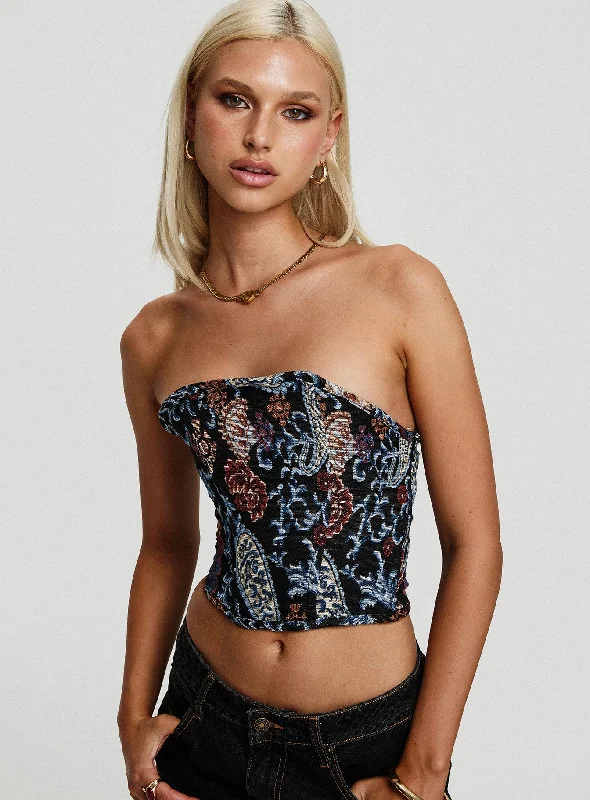 Women's Travel Apparel Lyrae Strapless Top Multi