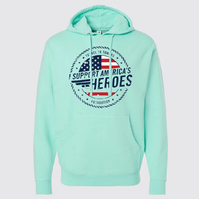 Women's Evening Wear for Special Occasions T2T Heroes Hoodie – Unisex (Mint) CLEARANCE