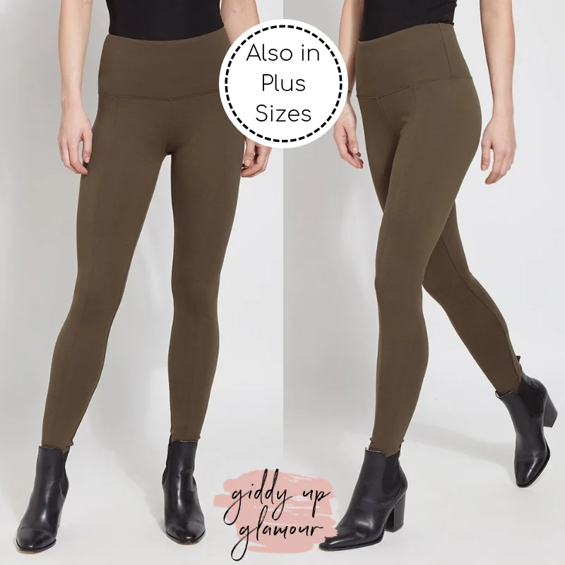 Flash Discount Online Exclusive | Lysse Signature Center Seam Ankle Length Leggings in Olive Green