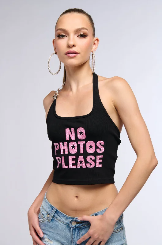 Relaxed Fit Women's Fashion NO PHOTOS PLEASE TANK