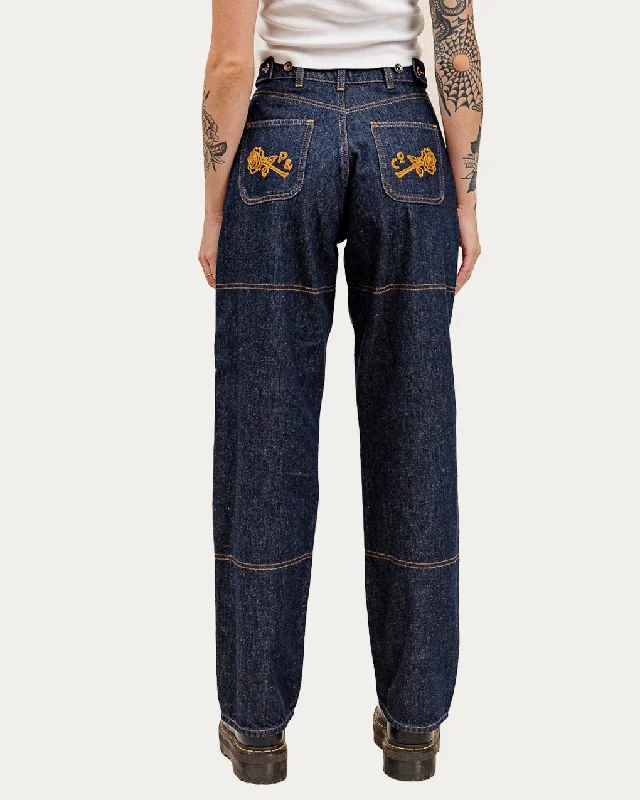 Women's Chic Apparel Rosa High Waisted Jean - Indigo Denim