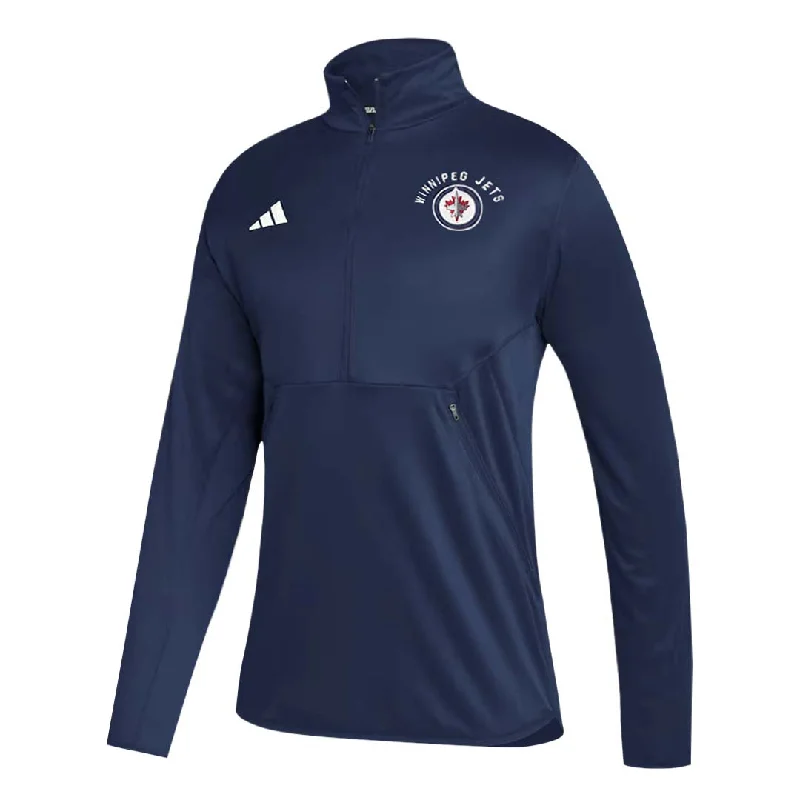 Women's Vintage Attire adidas - Women's Winnipeg Jets 1/4 Zip Jacket (IK4079)