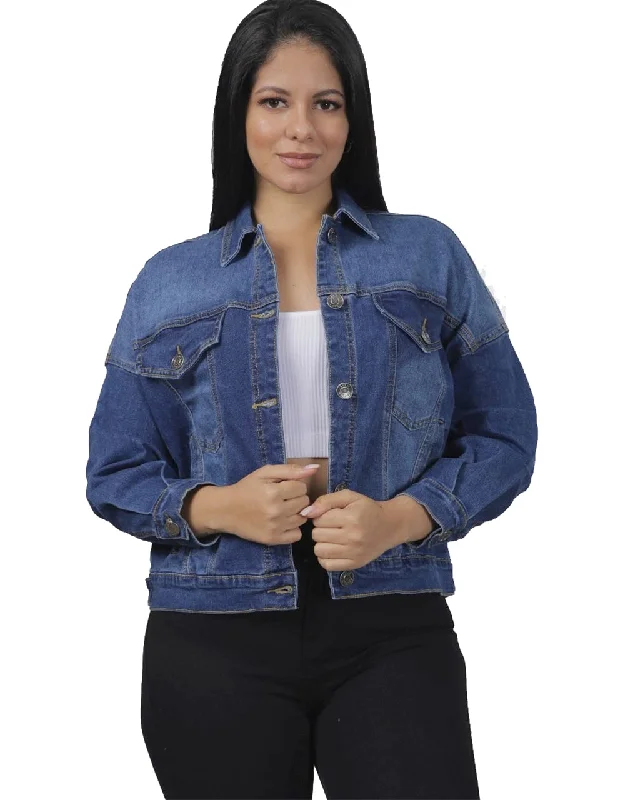 Women's Evening Garments JEN224647, Studio X Ladies L/Sleeve Jeans Jacket S-XL