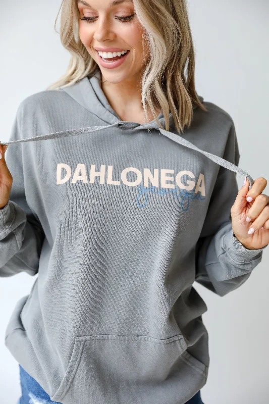 Sale On Clothing Grey Dahlonega Georgia Mountain Hoodie