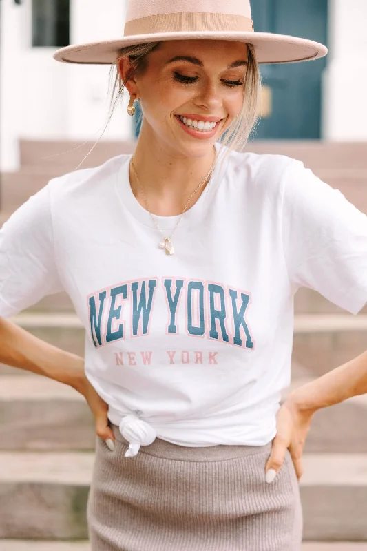 Sales For Clothes New York NY White Graphic Tee