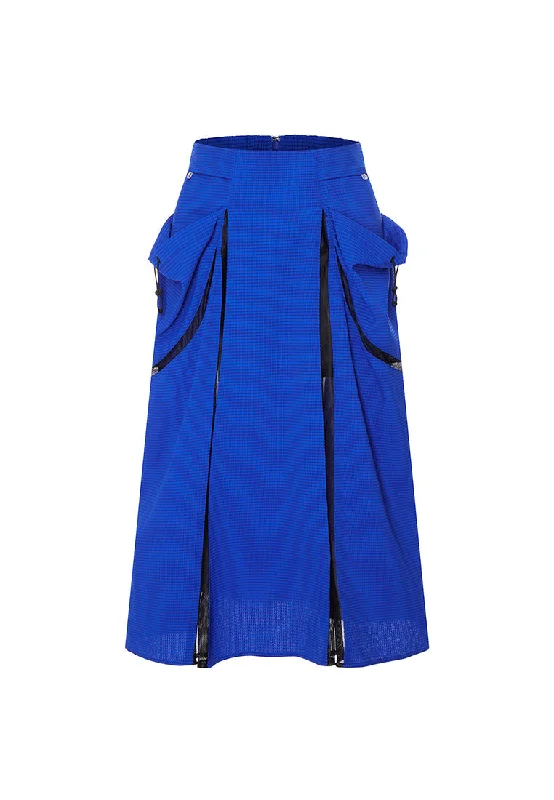 Women's Elegant Outfit Flash Midi Skirt