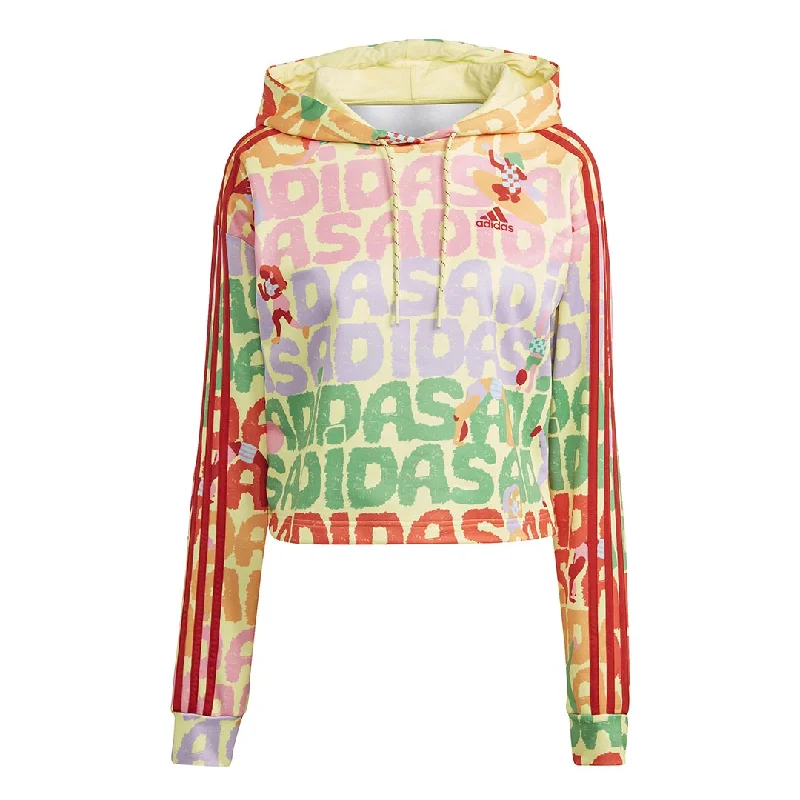 Online Boutique Stores adidas - Women's adidas x FARM Rio 3-Stripes Hoodie (HS1196)