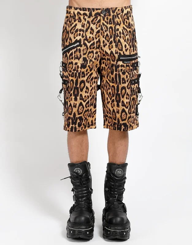 Women's Apparel And Garments PUNK SHORT NAT LEOPARD