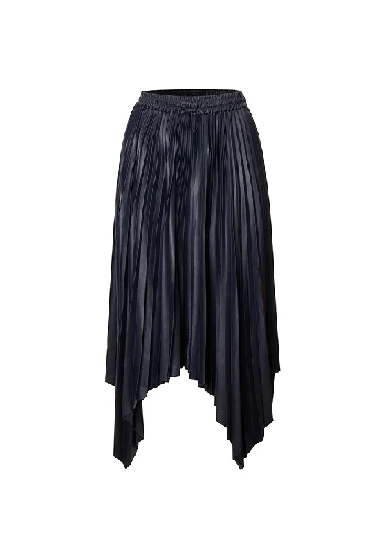 Women's Trendy Outfit Poised Asymmetric Pleated Skirt 3.0