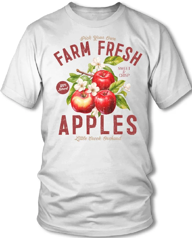 Women's Transitional Garments Missy Farm Fresh Apples Short Sleeve Tee