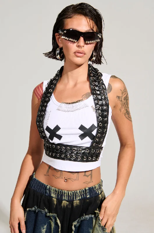 Casual Women's Clothing LOCKED DOWN TANK