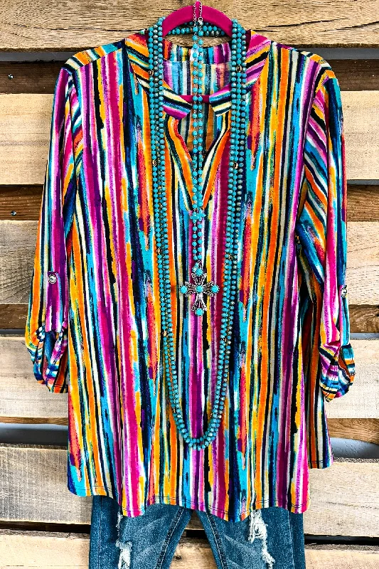 Everyday Fashion Vertical Limits Tunic - Multi