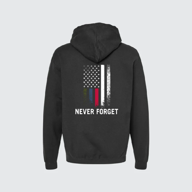 Comfortable Casual Women's Clothing T2T Patriot Hoodie (Black)