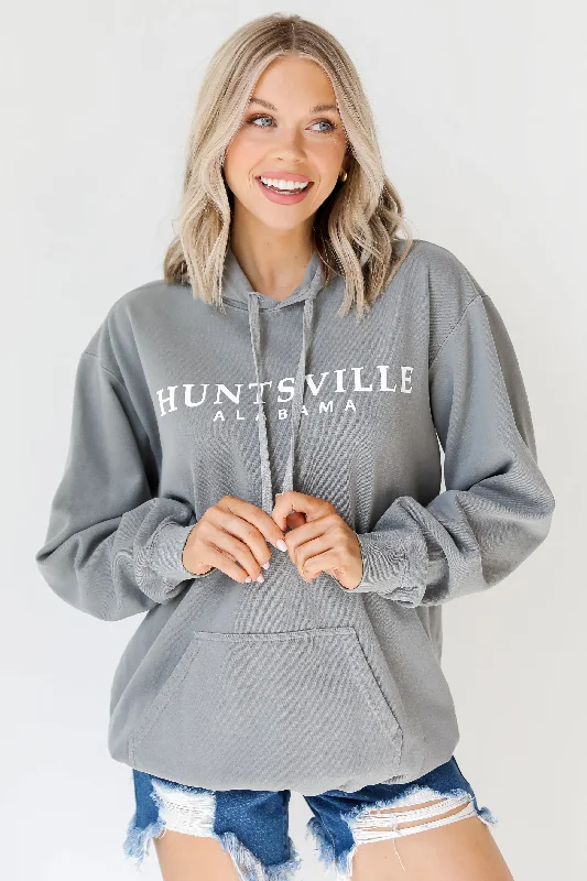 Sale Clothes Online Grey Huntsville Alabama Hoodie