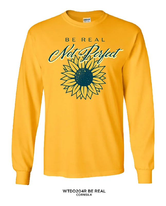 Elegant Women's Clothing Online Missy Be Real Long Sleeve Tee