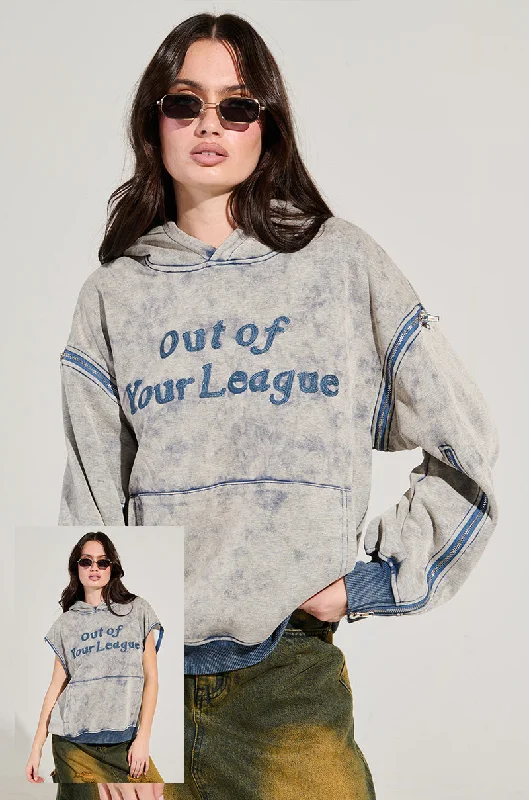 Affordable Online Boutiques OUT OF YOUR LEAGUE HOODIE