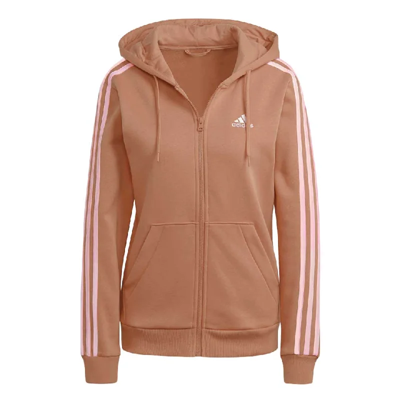 Cheap Women's Clothing Online adidas - Women's 3-Stripes Fleece Full Zip Hoodie (IM0241)