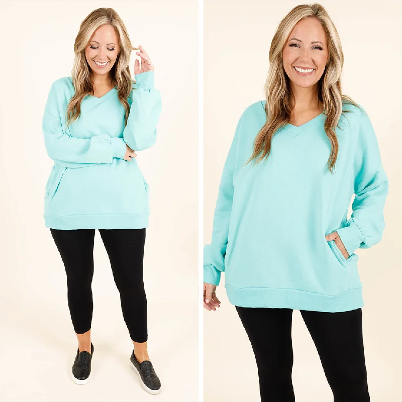 Women's Comfy Attire For Lounging Very Special Sweatshirt, Mint