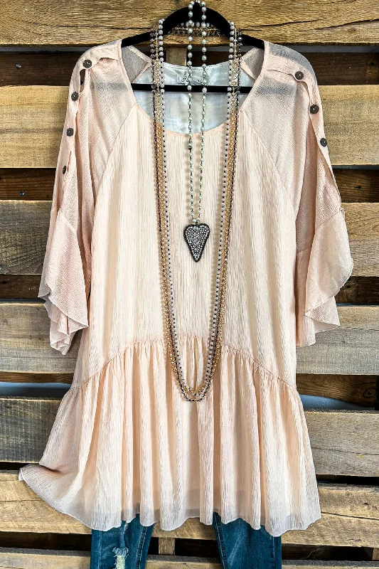 Current Trends Lucky Break Tunic - Nude