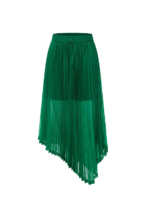 Women's Casual Outfit Ace Mid-Calf Pleated Skirt