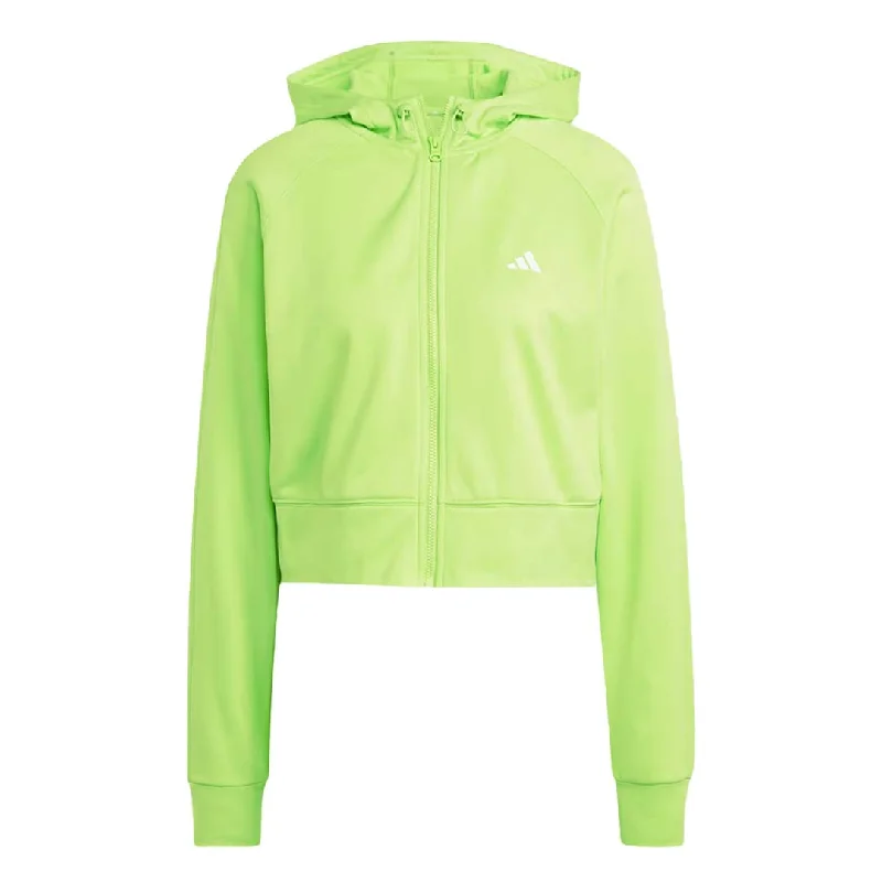 Woman Clothing adidas - Women's Game & Go Full Zip Fleece Hoodie (HY3229)