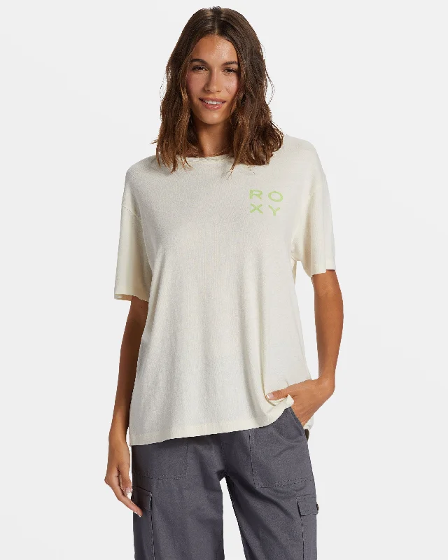 Women's High-Fashion Apparel Tropic Daze T-Shirt - Egret